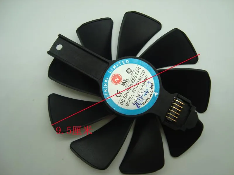 Original Für Sapphire RX5700XT RX5700 Graphics Grafikkarte Lüfter FDC10H12D9-C FD10015M12D Fans Kühlungen