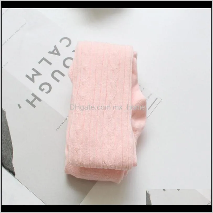 girls boy leggings stockings 6 design candy color girls thicken double needles high waist warm pure cotton bottom socks pants -6t 04