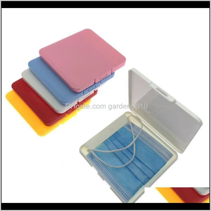 portable dustproof moisture-proof storage box mask case storage box band-aid  temporary folder dropship