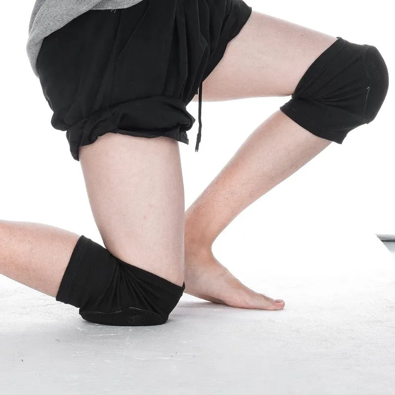 Armbåge knäskydd mjuka vakter stag för dansare yoga fotbollsplatta tennisskridskor träning