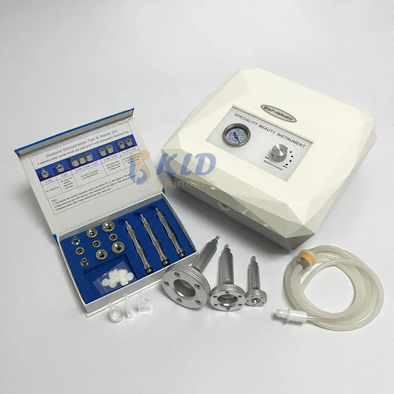 Portable diamond Microdermabrasion peeling machine, face-lifting cleansing and blackhead removal, vacuum full-body massager