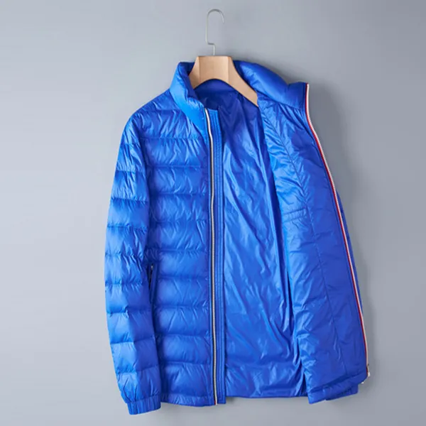 トップメンズジャケットダウンファーコートクラシックカジュアル冬の屋外の暖かいフード