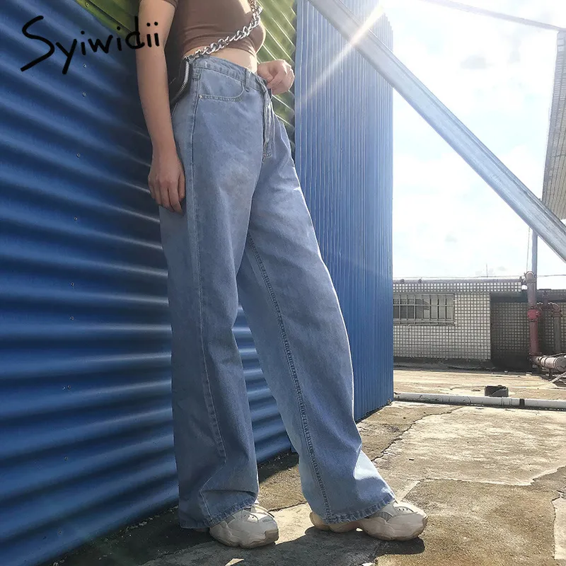 Jean wide-leg à taille haute - Stone - - 22.00
