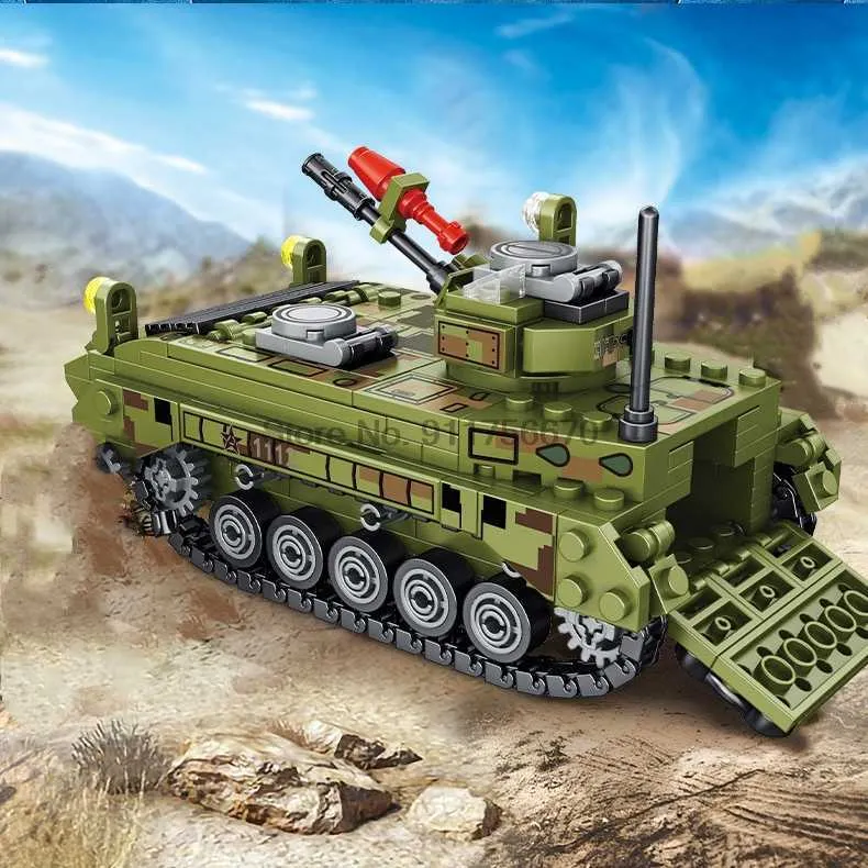 SEMBO Military Series Reloaded Type 85 Main Battle Tank Building Blocks