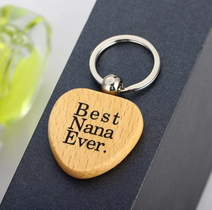 2020 Best Family Ever Keychain Dad Papa Grandpa Love You More Key Chain Jewelry Car Handbag Keyfob Family Jewelry Creative Gifts