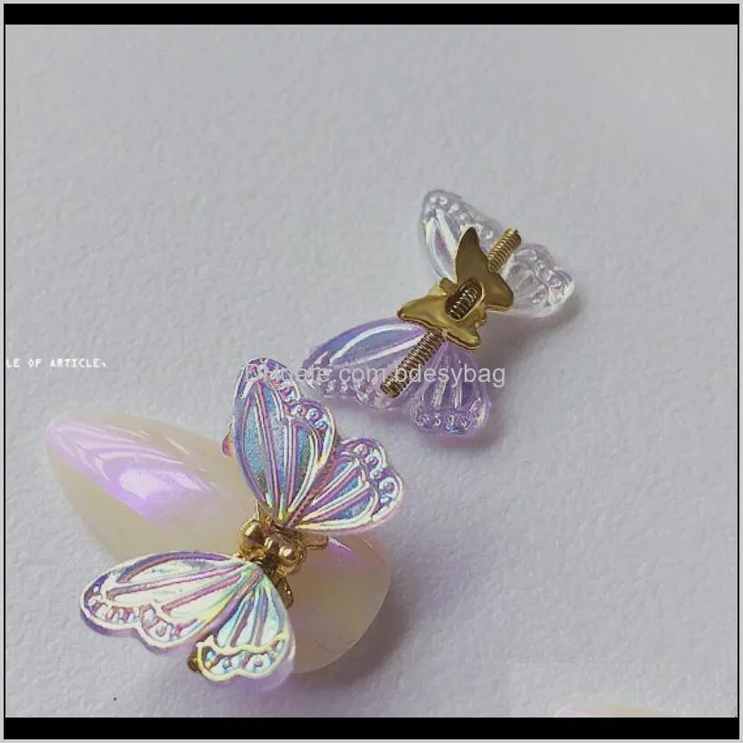 resin butterfly accessories flying butterflie agile butterfly new year`s metamorphosis manicure butterfly jewelry in the twinkling of an