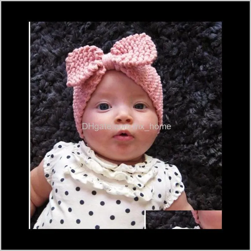 princess baby girls mommy butterfly knitted headband children girl women lady bowknot headbands set 2pcs hair band d6174