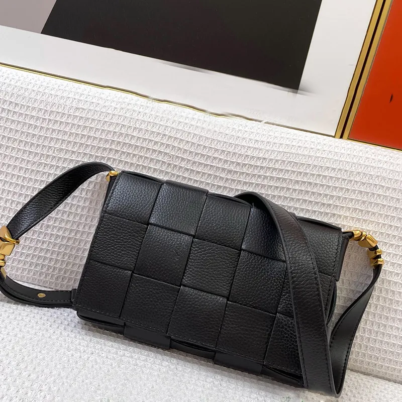 Handbags Ladies Luxury Designer Bag Shoulder Diagonal Bags Original Lychee Grain Leather Material with Wallet Card Holder
