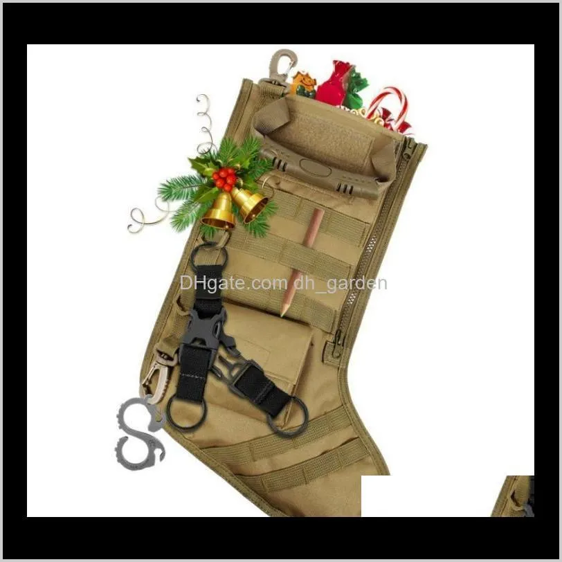 hanging tactical molle father christmas stocking bag dump drop pouch utility storage bag military combat hunting magazine pouch sn2059