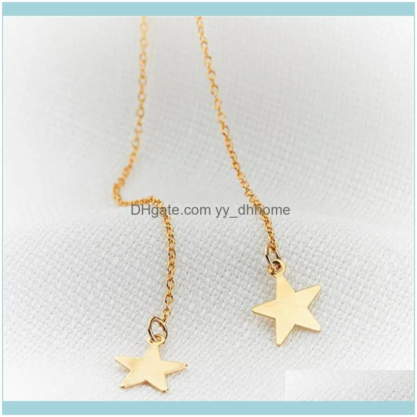 Multilayered Star Tassels Choker Necklace Pendant Necklaces For Women And Girls Chains