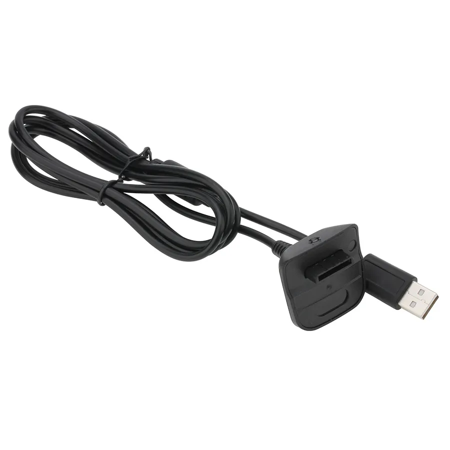 1.5m câbles de charge USB contrôleur de jeu sans fil manette de jeu alimentation chargeur cordon câble pour Xbox 360