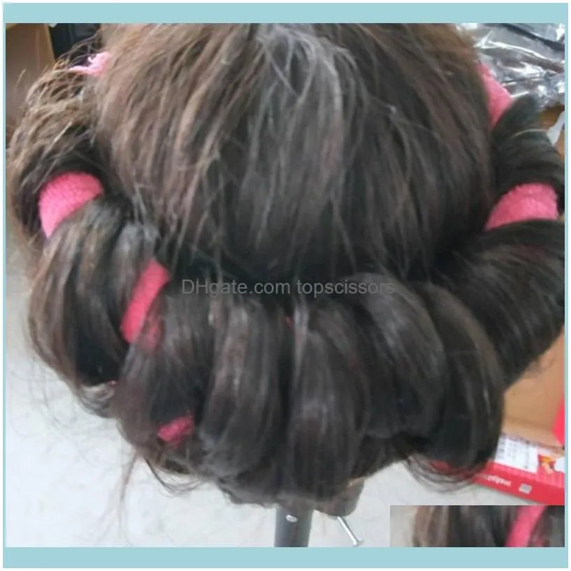 No Heat Curly Hair Wavy Hairpin Sleep Type Foam Soft Sponge Curling Ribbon Heatless Make Bun Maker1