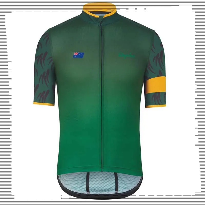 Pro Team Rapão Ciclismo Jersey Mens Verão Quick Seco Seco Uniforme Mountain Bike Camisas de bicicleta de estrada Tops de corrida Roupas de corrida ao ar livre Sportswear Y21041356