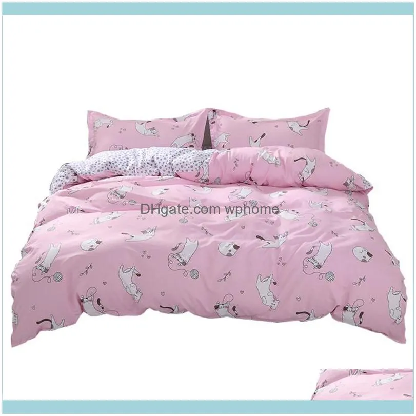 Bedding Sets 2021 Single Double Queen King Size Bedclothes Quilt Covers 3pcs Set Duvet Cover Bed Sheet Pillowcase1