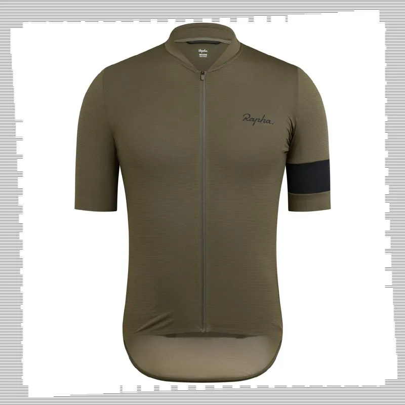 Pro Team rapha Cycling Jersey Mens Summer quick dry Sports Uniform Mountain Bike Shirts Road Bicycle Tops Racing Clothing Outdoor Sportswear Y21041295