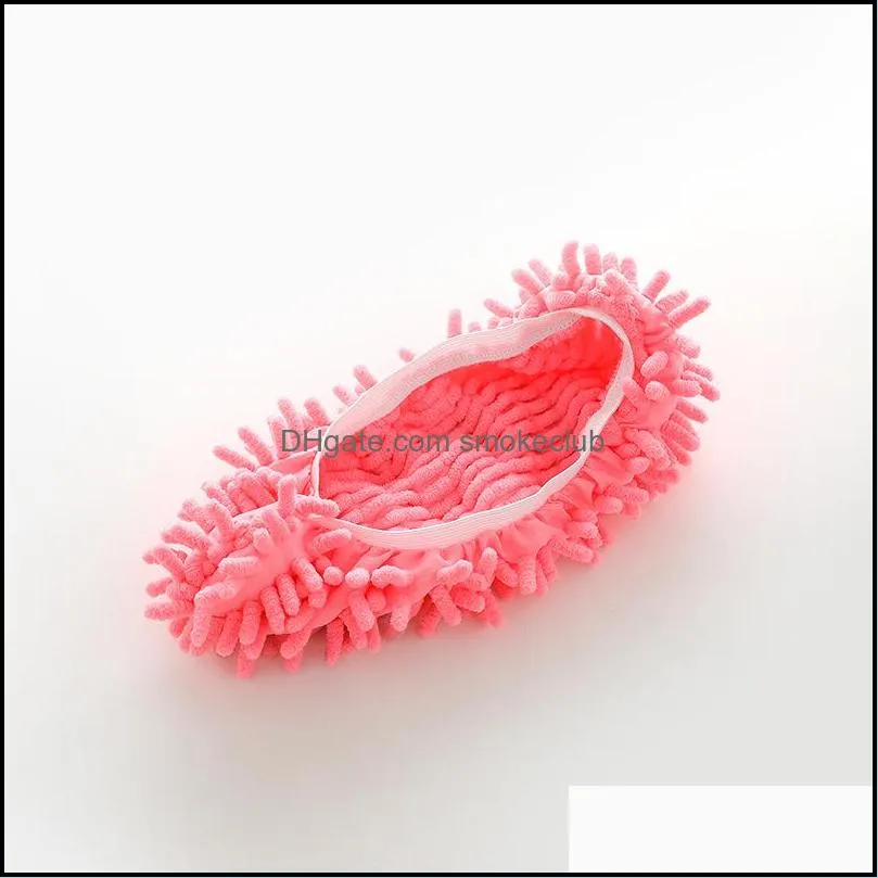 Wholesale House Slippers Mopping Shoe Cover Multifunction Solid Dust Cleaner House Bathroom Floor Shoes Cover Cleaning Mop Slipper 6