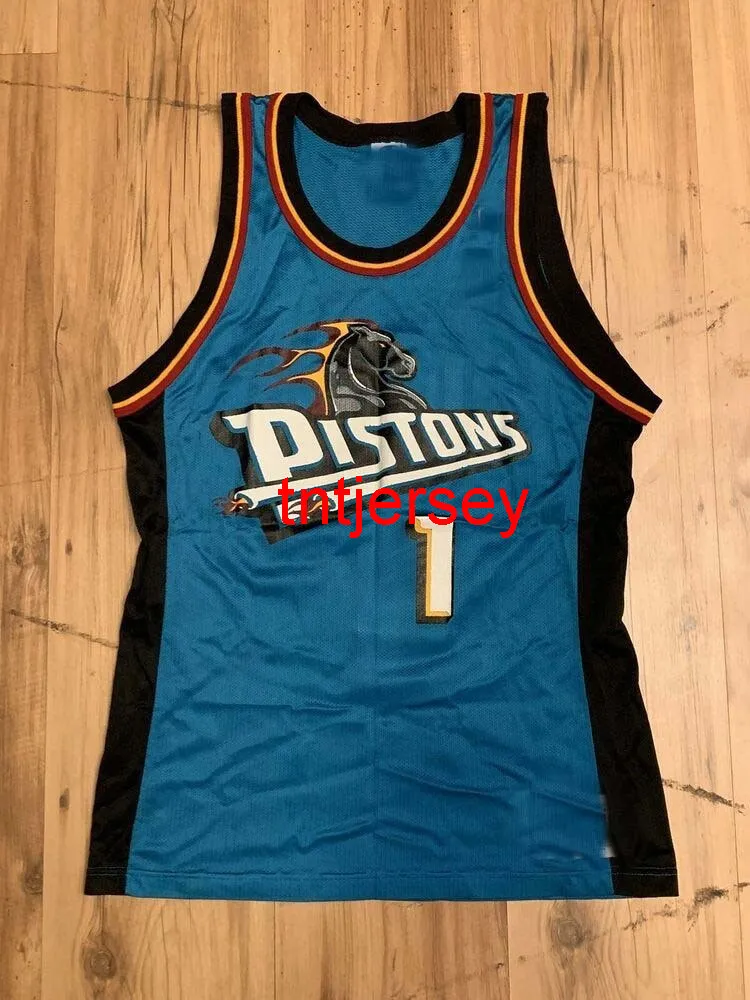 بطل خيالي في الطول Lindsey Hunter Jersey Mens Teal تطريز Jersey Size XS-6XL مخصص أي اسم رقم رقم السلة في قمصان كرة السلة