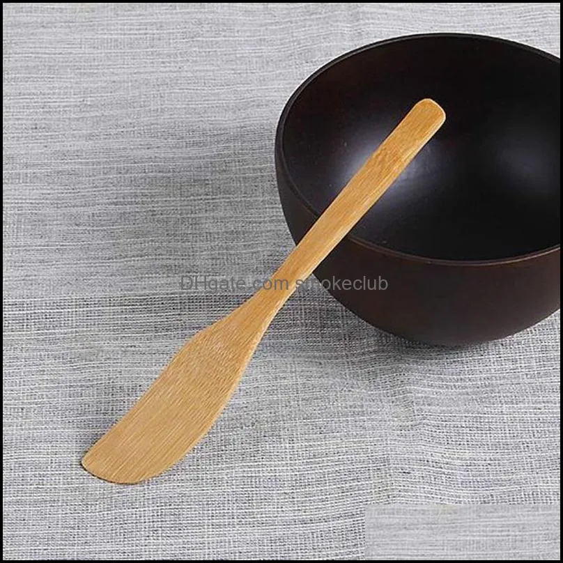 Kitchen Tools Wooden Butter Knife Pastry Cream Cheese Cake Knives RRD6795