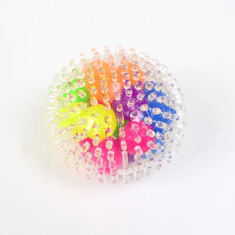 24/PCS أصابع الحسية ألعاب 6 سم BEAD BEAD BEAD TPR DEPBER RUBBER BALLOON BALLOON TOUN DENENDE