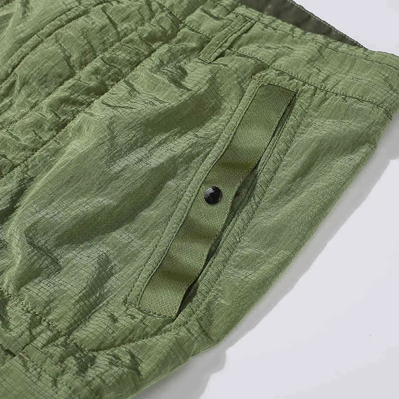 cp topstoney konng gonng style shorts of brand brand in summer metal nylon casual loose shorts quick drying beach pant