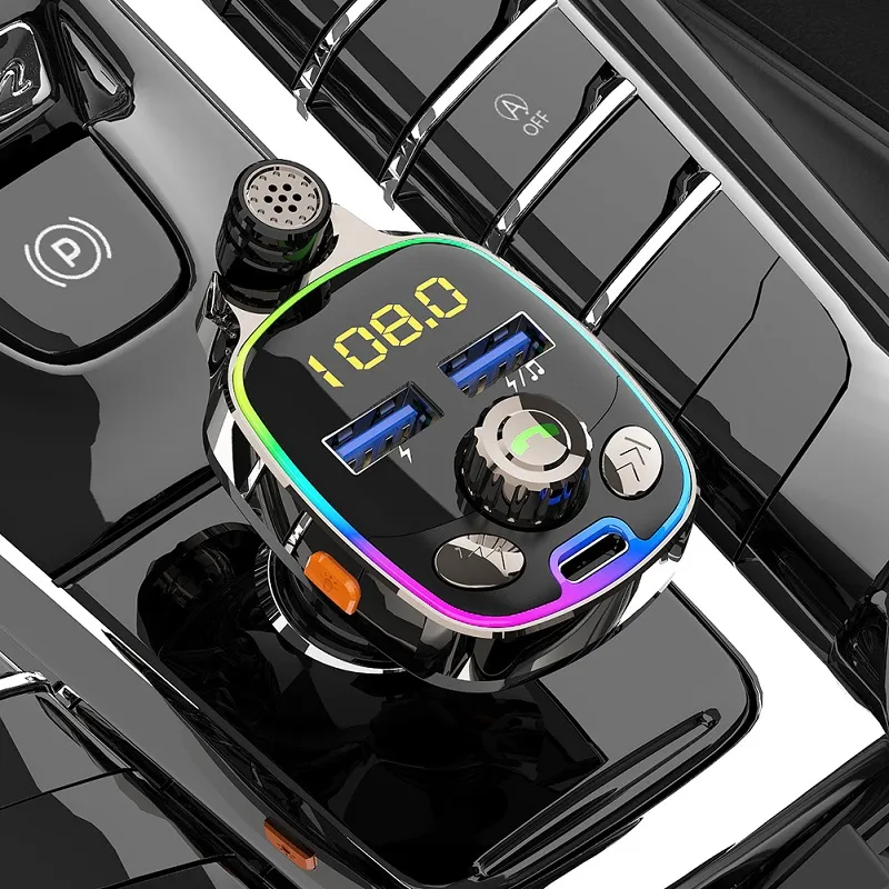 Wireless Jinserta Bluetooth Fm Transmitter With Hands Free Calling, FM  Transmitter, And Dual USB Ports 5V 3.6A PD Compatible From King128, $10.21