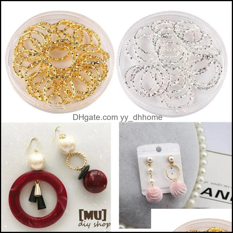 Jewelry Packaging & Display Jewelryjewelry Pouches, Bags 200Pcs Jump Rings Twisted Close Diy Earrings Necklace Findings Drop Delivery 2021 F