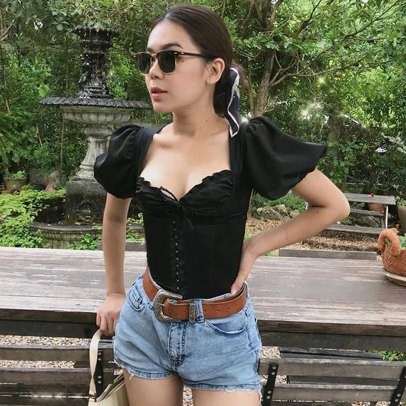Blusa hot sale estilo espartilho