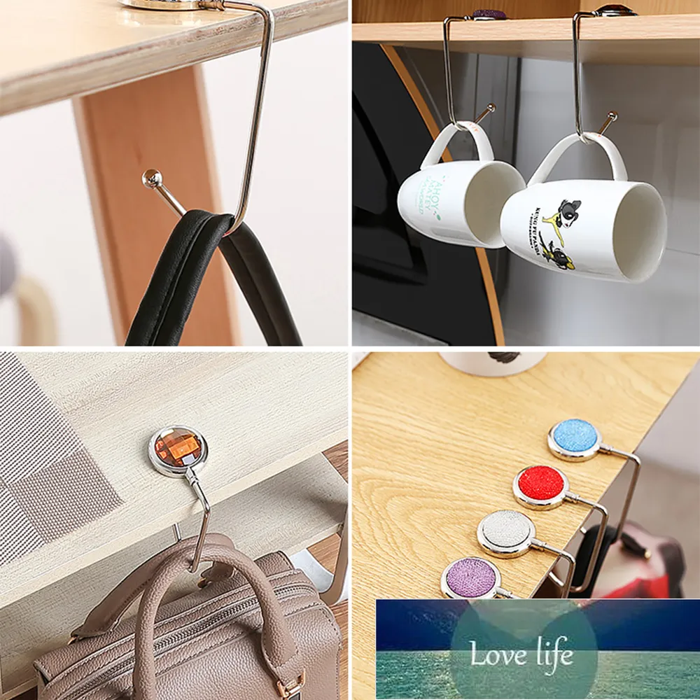 Foldable Metal Handbag Hooks Creative And Portable Purse Hangers And Holders  For Bags And Table Robert Hooke Royal Society From Freelady, $3.94