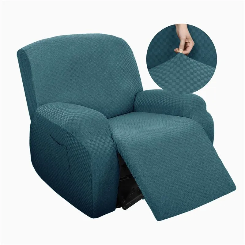 Stolskydd Jacquard Recliner Soffa Täck all-inclusive Massage Deck Spandex Lounge Single Seat Couch Slipcover Fåtölj
