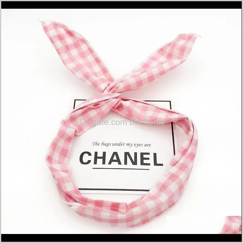 comfortable rabbit ear scrunchies yiwu factory directly sale high quality wholesale custom baby headband baby accessories