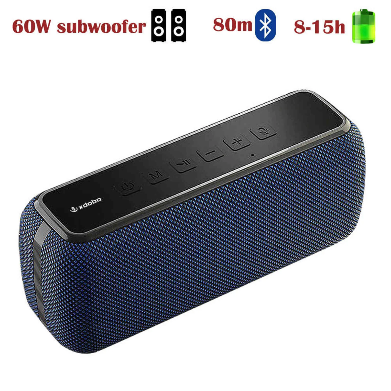 Altavoz Bluetooth potente portatil inteligente Subwoofer 60w