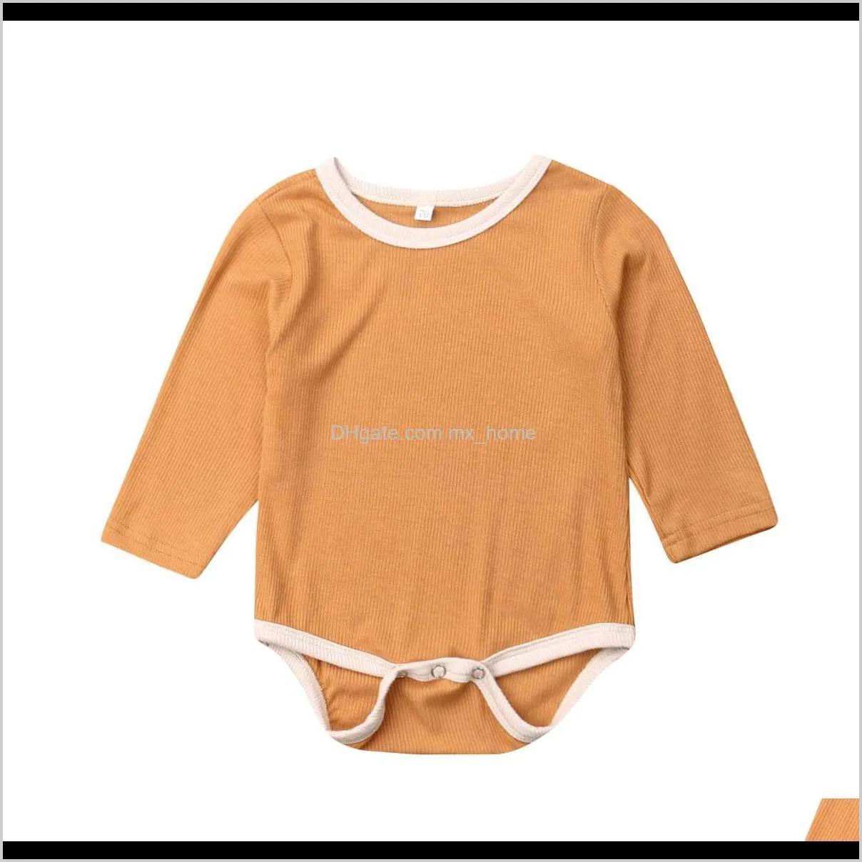 newborn baby boys girls long sleeve romper jumpsuit bodysuit outfits clothes