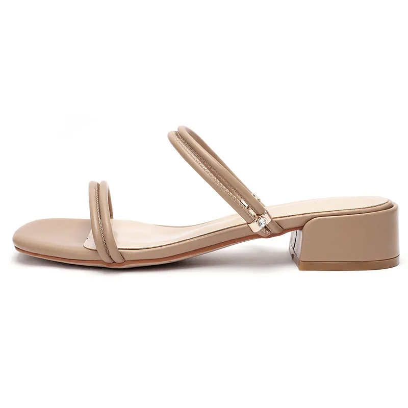 Narrow slide sandals on sale