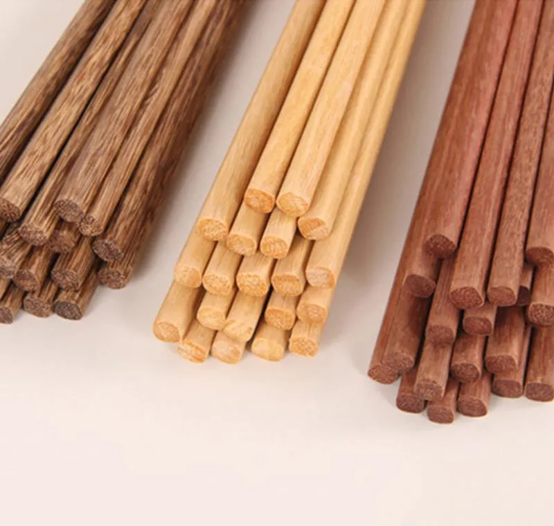 japanese natural wooden bamboo chopsticks health without lacquer wax tableware dinnerware hashi sushi chinese