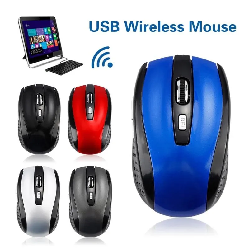2.4GHz USB Optical Wireless Mouse Mice Ergonomic Receiver Smart Sleep Energy Saving For Computer Mini Portable Tablet PC Laptop Desktop Notebook With White Box From 1 7 DHgate