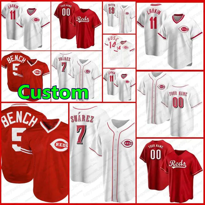 Home 2021 All-Star Game Cincinnati Reds White Jersey Replica Eugenio Suarez