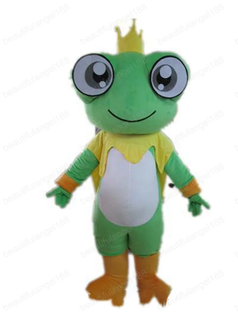 Halloween Big Eyes Frog Mascot Costume di alta qualità Personalizza Cartone animato Peluche Animale Anime Tema Carattere Adulto Taglia Natale Carnival Fancy Dress