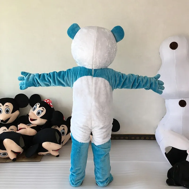 Costumes de mascotte Costume de mascotte de Panda géant chinois Costume de mascotte de dessin animé de noël déguisement taille adulte