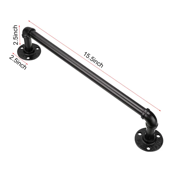 Iron pipe towel holder deals