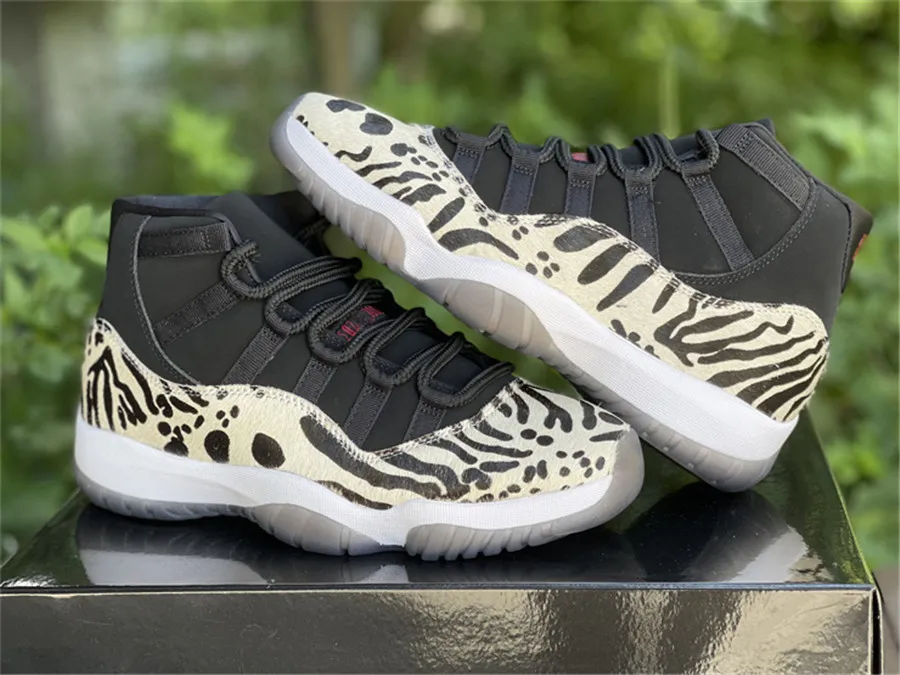 Aut nticos 11 Zapatos de instinto animal Hombres Mujeres Negro Rojo Vela Blanco Bred Gamma Azul Jubileo Space Jam 45 Concord Win Like 96 Gorra y bata
