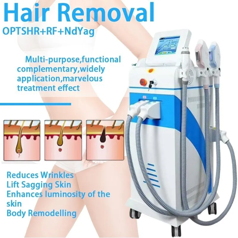 Slimming Machine 2022 New arrival hot selling 4 in 1 ight ipl RF ND yag laser for hair removal ipl beauty