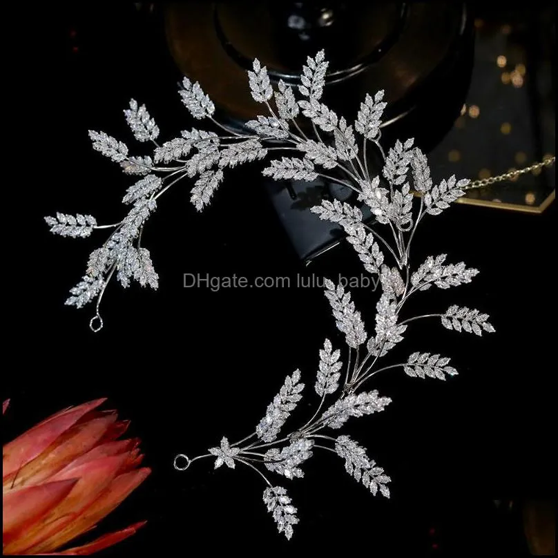 Hair Clips & Barrettes ASNORA Shiny Jewelry Tiaras And Crowns Female Headband Bridal Accessories For Party Wedding A01030