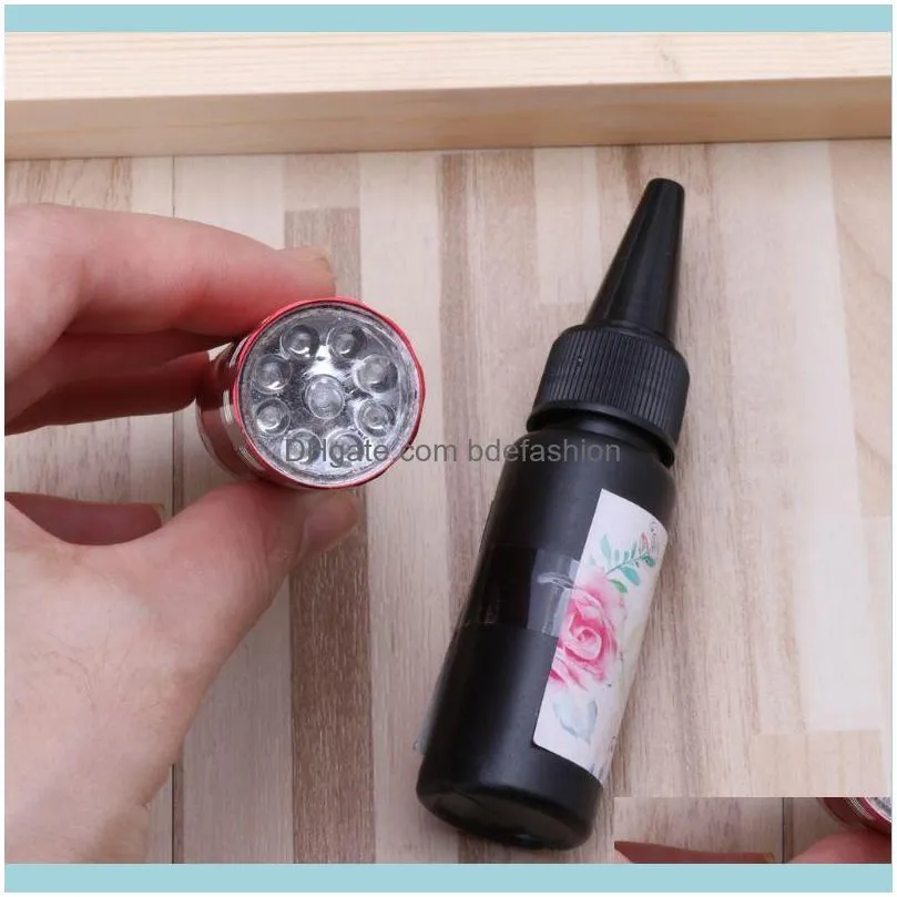 1 Pack UV Lamp UV Resin Kit Ultraviolet Cure Resin Solar Cure Hard Glue Gifts1