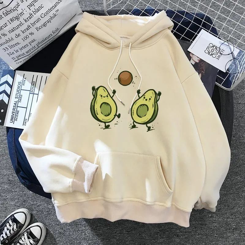 Harajuku Moda Feminina Hoodies Roupas de Inverno Kawaii Lã Bonito