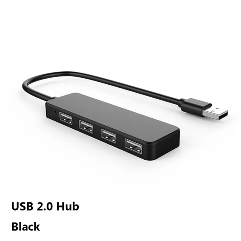 4 puertos USB 3.0 multi alta velocidad HUB Splitter expansión PC portátil  adaptador