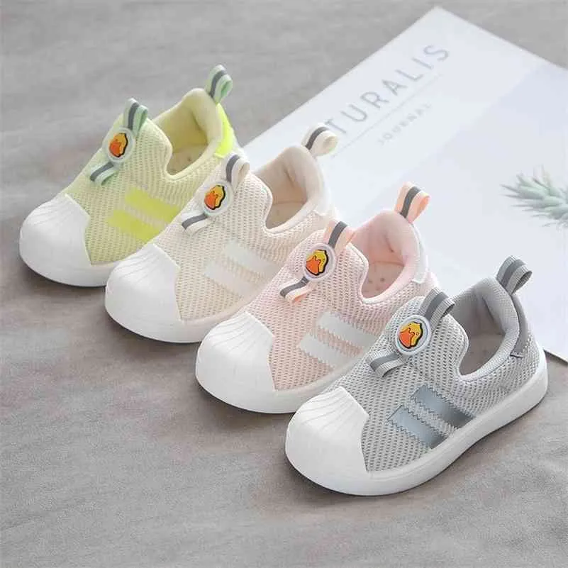 Bebek Ayakkabıları Toddler Sneakers Kız Erkek Spor Ayakkabı Çocuk Kızlar Için Bebek Flats Çocuk Sneakers Moda Rahat Bebek Yumuşak Ayakkabı 210329