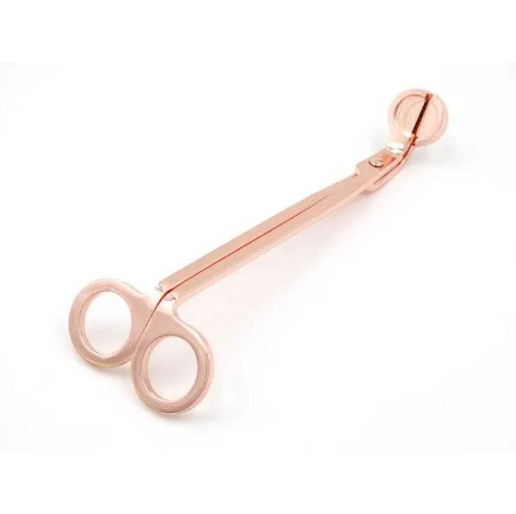 3 in 1 Candle Accessory Set Scissors Cutter Candles Wick Trimmer Snuffer Accessories Sets Rose Gold Black Silver