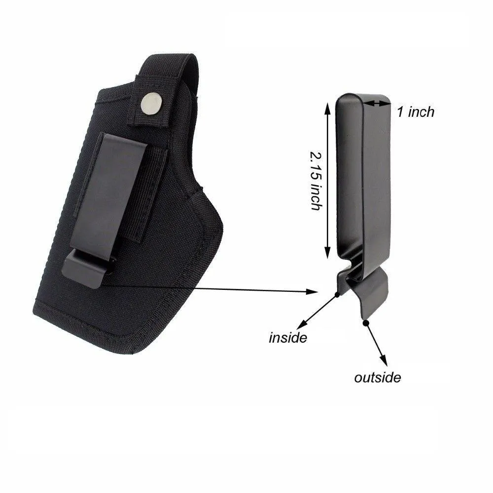 Létui En Nylon Pour Pistolet Est Un Étui De Transport Dissimulé Avec Une  Profondeur IWB OWB, Adapté Au Dessin À Gauche Et À Droite, Adapté Aux  Petits Pistolets Du 16,48 €