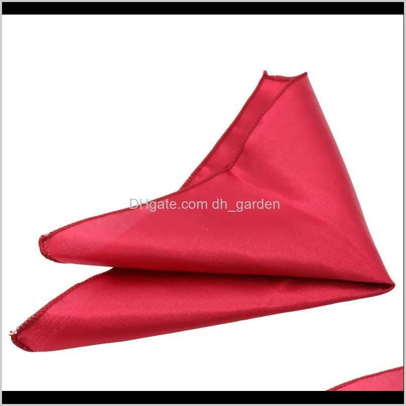 50pcs/lot 30cm table napkins satin fabric square handkerchief for birthday wedding party home hotel restaurant table decoration