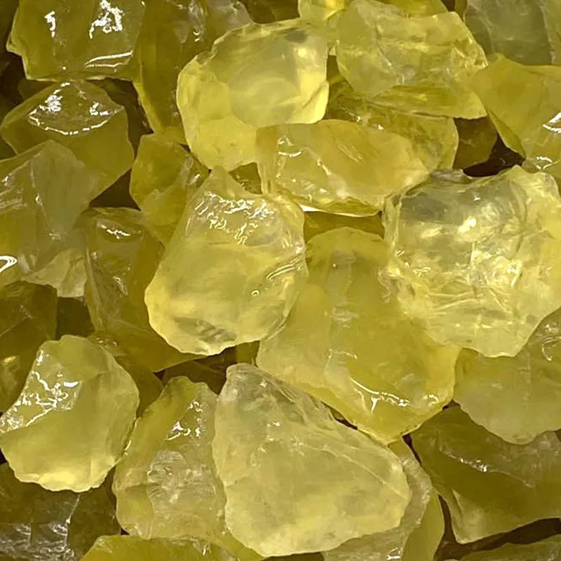 Pietre preziose fortunate di pietra di cristallo giallo naturale irregolare per collane con ciondolo fatte a mano Gioielli di energia di yoga che fanno decorazioni per il giardino di casa